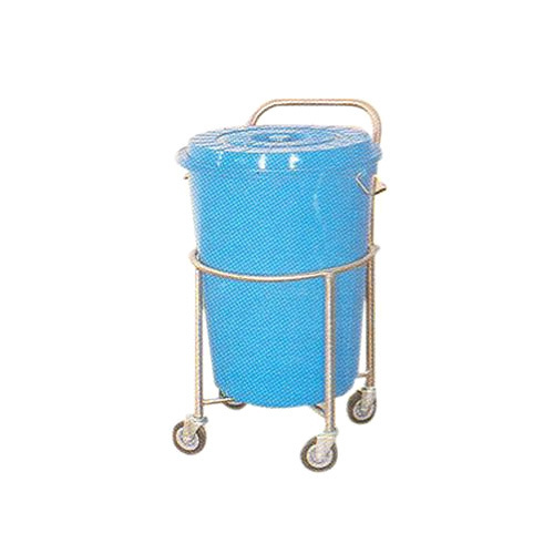Ward Equipments DHF-2203 Solid Linen Trolley with Plastic Bucket