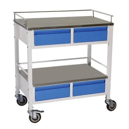Ward Equipments DHF-1190 Medicine Trolley with 4 Drawers