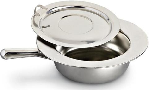 Bed Pans Stainless Steel Round with and without Lid (cover)
