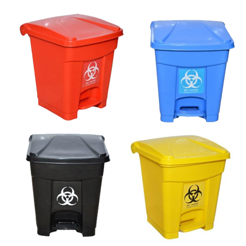 Biomedical Waste Management System DHF-2313/60 Plastic Paddle Dustbin