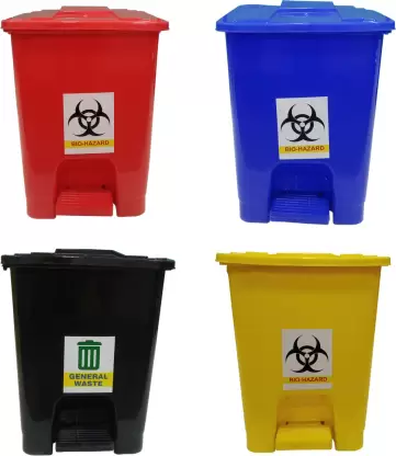 Biomedical Waste Management System DHF-2310/10 Plastic Paddle Dustbin